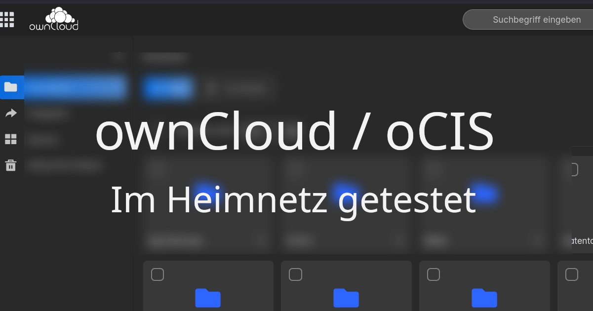 OCIS ownCloud im Heimnetz