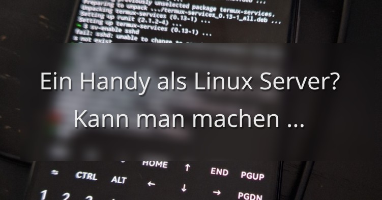 Termux ist ein Linux auf Android.